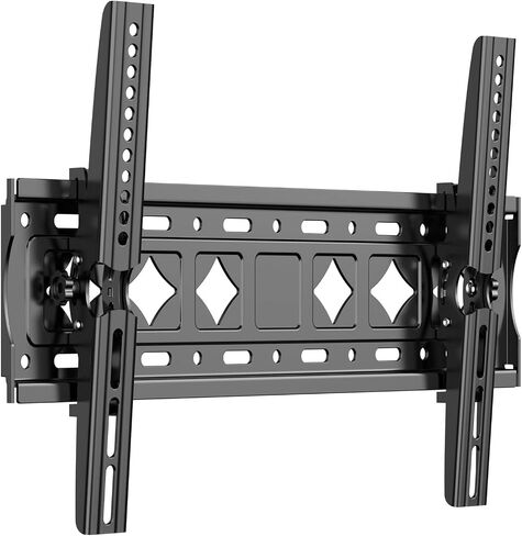 TV Wall Mount Most 32-75 Inch LED LCD OLED Flat Curved Screen 43 55 58 60 65" Tilt Wall Mount TV Bracket Max VESA 600x400mm Fit 16" 18" 24" Wood Studs Up to 165lbs Low Profile TV Wall Bracket in Saudi Arabia