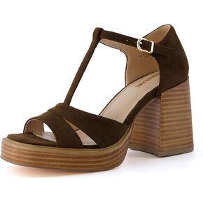 CUSHIONAIRE Women's Delano Mary Jane Platform Heels +Memory Foam, Wide Widths Available