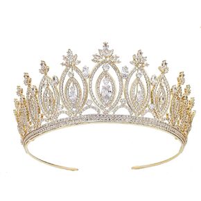 Luxury Cubic Zirconia BrideTiara and Crowns for Women Silver CZ Bridal Headpiece for Wedding Prom Birthday Pageant Quinceanera
