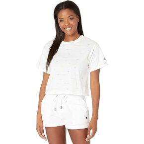 Champion Women's Cropped Tee, Graphic (Retired Colors)