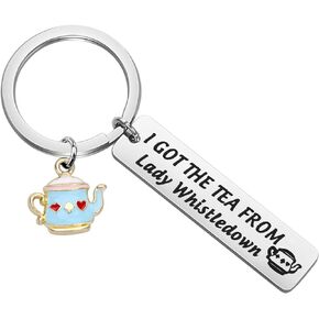 Bridge Inspired Keychain I Got The Tea From Whistledon