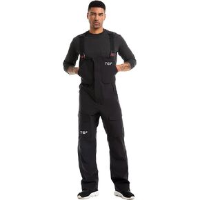 Men's Waterproof Fishing Rain Bib Overalls Outdoor Breathable Ski Snowboard Bib Pants