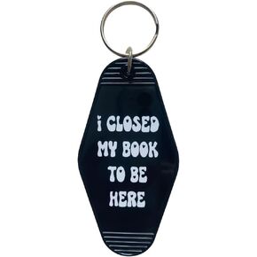 Book Lover Motel Keyhain Book Lovers Gifts Bookish Keychain Reader Keychain Gifts