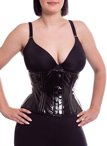 مشد Orchard CS-411 للنساء من مادة PVC تحت الصدر مشد تدريب الخصر الأصلي من الفولاذ الجوفاء in Kuwait