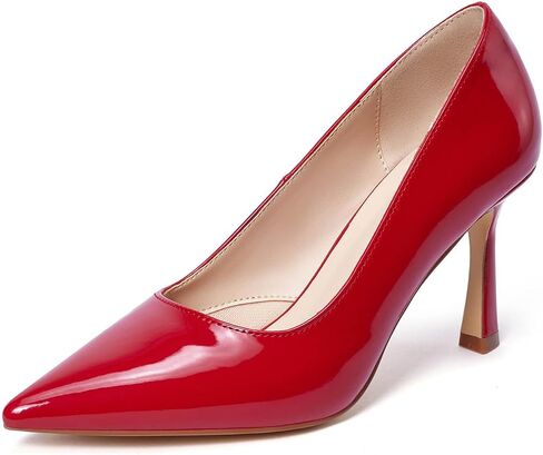 Elisabet Tang Women’s High Heel Closed Toe Pumps Pointed Toe 3.15 inch Heels Shoes Slip On Classic Office Dress Pumps in Saudi Arabia