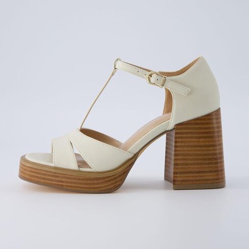 CUSHIONAIRE Women's Delano Mary Jane Platform Heels +Memory Foam, Wide Widths Available in Saudi Arabia