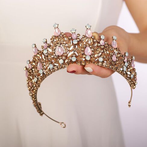 JWICOS Crystal Crowns and Tiaras Headband for Girl or Women Wedding Tiara for Birthday Party Prom Bridal Tiara Crown for Halloween Costume in Saudi Arabia