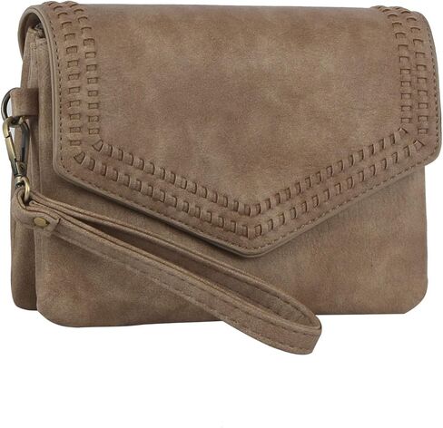 Handbag Republic Stay Trendy with Detachable Strap Crossbody Wristlet in PU Leather for Women in Saudi Arabia