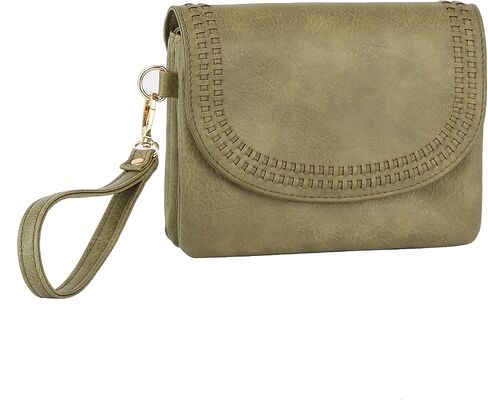 Handbag Republic Stay Trendy with Detachable Strap Crossbody Wristlet in PU Leather for Women in Saudi Arabia