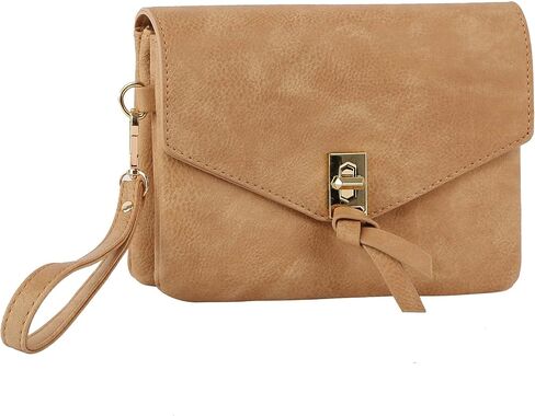 Handbag Republic Stay Trendy with Detachable Strap Crossbody Wristlet in PU Leather for Women in Saudi Arabia