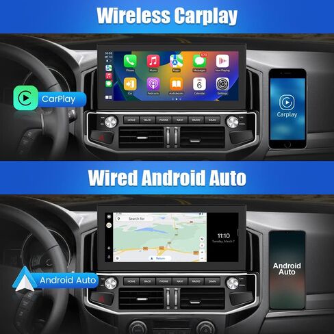 Car Radio Stereo Android 11 for Mitsubishi Pajero 2007-2020 12.3 inch Screen Upgrade Built in Carplay/Android Auto GPS SWC BT AM/FM 4G RAM 64G ROM Head Unit in Saudi Arabia