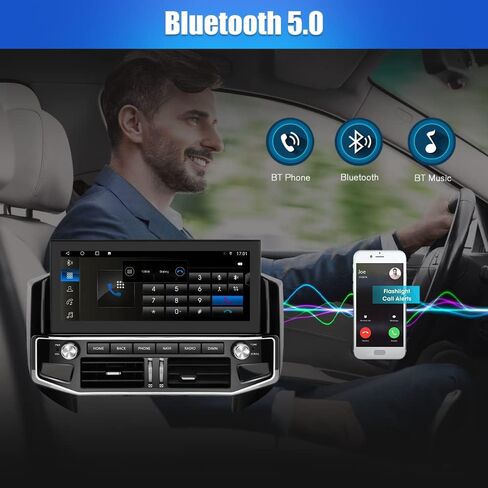 Car Radio Stereo Android 11 for Mitsubishi Pajero 2007-2020 12.3 inch Screen Upgrade Built in Carplay/Android Auto GPS SWC BT AM/FM 4G RAM 64G ROM Head Unit in Saudi Arabia