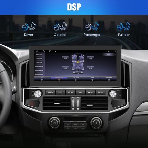 Car Radio Stereo Android 11 for Mitsubishi Pajero 2007-2020 12.3 inch Screen Upgrade Built in Carplay/Android Auto GPS SWC BT AM/FM 4G RAM 64G ROM Head Unit in Saudi Arabia