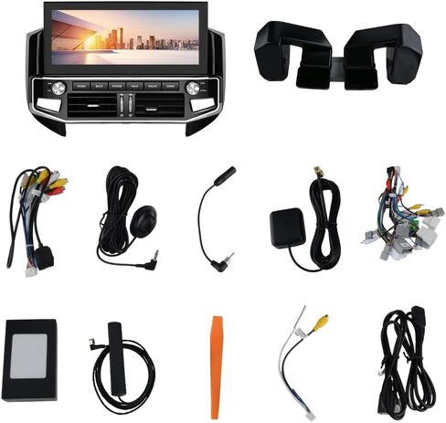 Car Radio Stereo Android 11 for Mitsubishi Pajero 2007-2020 12.3 inch Screen Upgrade Built in Carplay/Android Auto GPS SWC BT AM/FM 4G RAM 64G ROM Head Unit in Saudi Arabia