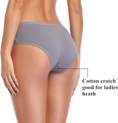 ملابس داخلية نسائية بيكيني من القطن، سراويل داخلية للسيدات منخفضة الارتفاع مع حقيبة هدايا براغيتاس in Kuwait