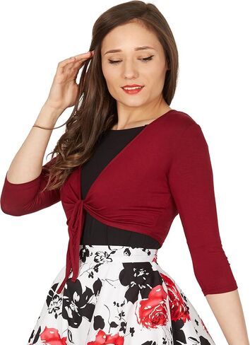 BlackButterfly Front Tie Up Bolero Shrug in Saudi Arabia