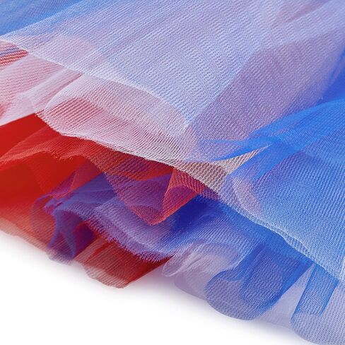 Zando Tutu for Women Adults Teens 5 Layers Halloween Costume Cosplay Running Tutu Party Elastic Fluffy Tulle Dance Skirt in Saudi Arabia