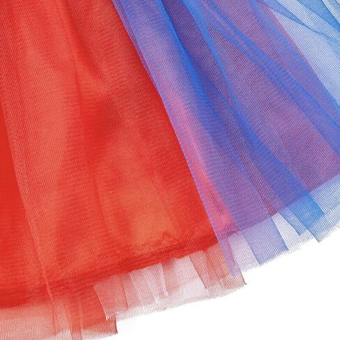 Zando Tutu for Women Adults Teens 5 Layers Halloween Costume Cosplay Running Tutu Party Elastic Fluffy Tulle Dance Skirt in Saudi Arabia