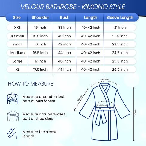 Be Relax Terry Velour Robe - Made of Polyester, Shawl Collar Robe with Belt & Side Pockets, Soft & Warm Bathrobe for Women in Kuwait