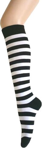 Triple M Plus Knee High & Thigh High Zebra stripes Stripes Socks in Saudi Arabia
