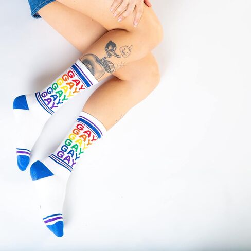 Gumball Poodle Novelty Gift Crew Socks For Men, Women and Teens (Made in the USA) in Saudi Arabia