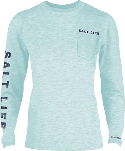 SALT LIFE mens Ride Or Die Long Sleeve Performance Fit Shirt T-Shirt in Saudi Arabia