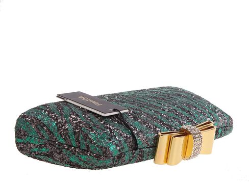 حقيبة يد مسائية من Fawziya مصنوعة من حجر الراين على شكل فيونكة لامعة وحمار وحشي كبيرة الحجم للنساء رسمية in Kuwait