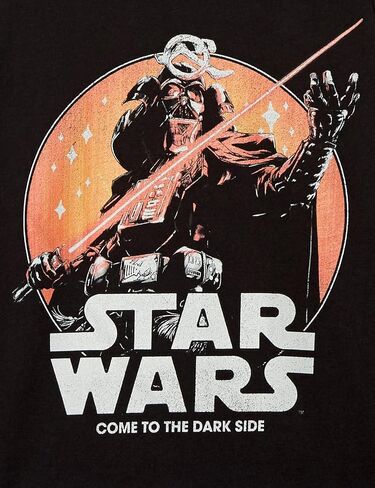 Star Wars Junior's Visions Closeup Vader Slim Fit, Scoop Hem Racerback Tank, Black, XX-Large in Saudi Arabia