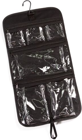 حقيبة أدوات الزينة الصغيرة للسفر من فيشرز فينيري، منظم مستحضرات التجميل للرجال (أسود، صغير) in Kuwait