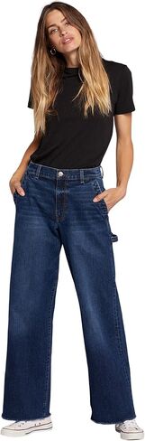 Current/Elliott Women's The Painter Wide Leg Jean – Relaxed Fit Pant in Saudi Arabia