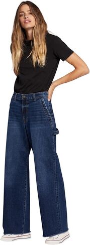 Current/Elliott Women's The Painter Wide Leg Jean – Relaxed Fit Pant in Saudi Arabia