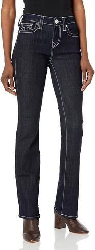 True Religion Women's Misses Curvy Yoke Midrise Bootcut Jean in Saudi Arabia