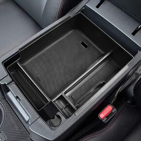 EDBETOS Full Size Center Console Organizer Tray Compatible with Toyota 4Runner Accessories 2010-2020 2021 2022 2023 2024 Insert Armrest Box Secondary Storage Divider ABS Materials, Black Trim
