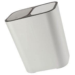 GANAZONO Trash Can Dual Compartment Garbage Can 15L Recycling Bin Double Bin Trash Can with Lid for Kitchen Office Bedroom