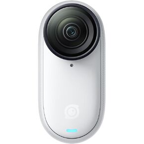 Insta360 GO 3S - كاميرا 128 جيجابايت بيضاء GO 3S فقط كاميرا تسجيل فيديو صغيرة محمولة بدقة 4K، نقاط رؤية بدون استخدام اليدين، يمكن تركيبها في أي مكان، تثبيت، عمر بطارية 140 دقيقة، مقاومة للماء حتى عمق 10 أمتار، وجهة نظر الحيوانات الأليفة