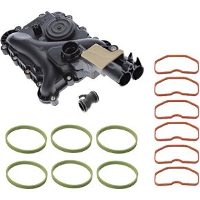 Crankcase Breather Separator PCV Valve + Intake Gaskets OEM for Audi S4 S5 Q5 (2013-2017)