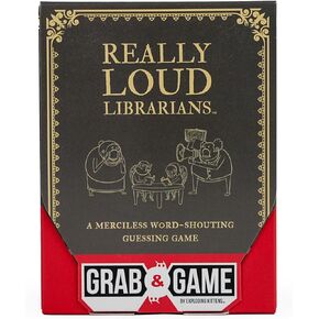 Exploding Kittens Really Loud Librarians Grab & Game Fast-Paced Word Shouting Fun for Kids Games & Party Games, Ideal for Travel, Game Nights & Parties - includes 35 Letters, 20 Categories