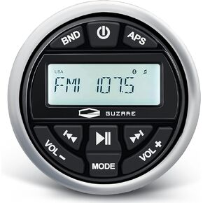 Waterproof Marine Bluetooth Radio Audio Stereo Sound System Receiver Digital Media FM AM Car MP3 Player for ATV UTV Boat Yacht Motorcycle