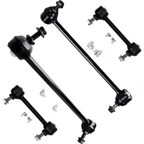 SCITOO 4pcs Suspension Kit Front Rear Sway Bar Link Fit 2005-2007 For Ford Five Hundred Freestyle For Mercury Montego 2008-2009 For Ford Taurus/Taurus X For Mercury Sable