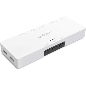 gofanco 2-Port Seamless HDMI USB KVM Scaler Switch – Scales to 4K @30Hz or 1080p Output, HDMI 1.4, USB Keyboard/Mouse, Multi Viewing, OSD, Dolby/DTS, Windows, Mac OS, Linux (KVMScaler2P) in Kuwait