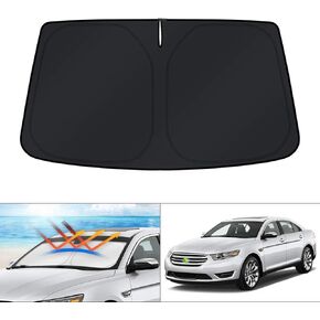 KUST Custom Fit Windshield Sun Shade for Ford Taurus 2013 2014 2015 2016 2017 2018 2019 Accessories Sunshade Sun Visor Protector Foldable Blocks UV Rays Keep Your Car Cooler