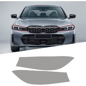 Compatible with 20% Dark Smoke Headlight Vinyl Tint Film Pre-Cut Overlay Wrap Cover Exterior Accessories for BMW 3 Series E90 F30 2020-2022