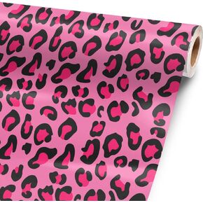 Pink Leopard 12" x 52" Vinyl Wrap Sheet for Large or Custom Items | 3M wrap DIY to Custom Skin Gear of All Types and Sizes, Including Vehicles, Boats, appliances, Furniture, ATV’s, Golf carts, Bikes