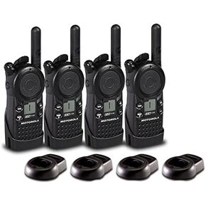 4 x Motorola CLS1110 UHF 1W 1-Channel 2-Way Radio (CLS1110) - 4 Pack Bundle