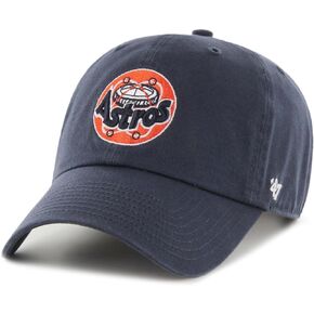 '47 Brand Houston Astros Clean up Dad Hat Cap Navy/Cooperstown Stadium Logo