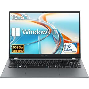 CHUWI 2024 Upgraded 15.6'' HeroBook Plus Laptop, 256GB SSD 8GB DDR4, Intel Celeron Processor Windows 11 Business Laptop, 1920X1080 FHD Display, WiFi, Bluetooth, HDMI, RJ-45, Type-C, 5000mAh, TF Card