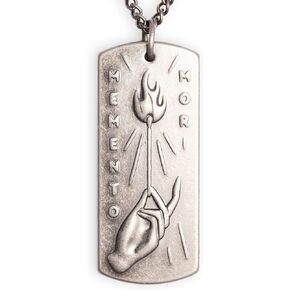 Stoicism Memento Mori Pendant Necklace
