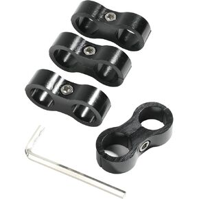 4 حزم خرطوم فاصل المشبك خط الوقود تصاعد المشابك، خط الوقود تصاعد المشبك مع وجع، خرطوم الألومنيوم المناسب محول فاصل المشبك لخط النفط خط الفرامل أنابيب المياه وخط الغاز (10AN) in Kuwait