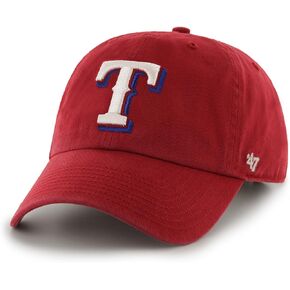 MLB Texas Rangers Men's Clean Up Cap, Red