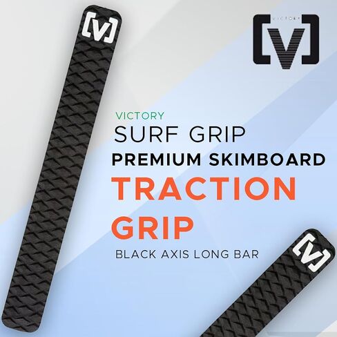 VICTORY Surf-Grip Premium لوحة جر للجر - محور طويل متقاطع من الألماس على سطح السفينة، شريط تحكم في لوح التزلج، مريح + أقصى تحكم، مناسب لألواح ركوب الأمواج، ألواح الجسم، Boogie 25 بوصة × 3 in Saudi Arabia